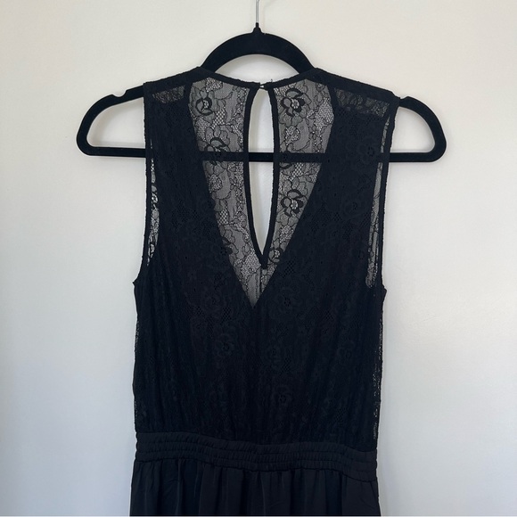 Ark & Co Sleeveless Wide Leg Jumpsuit Size Medium Tall in Black - Picture 3 of 12